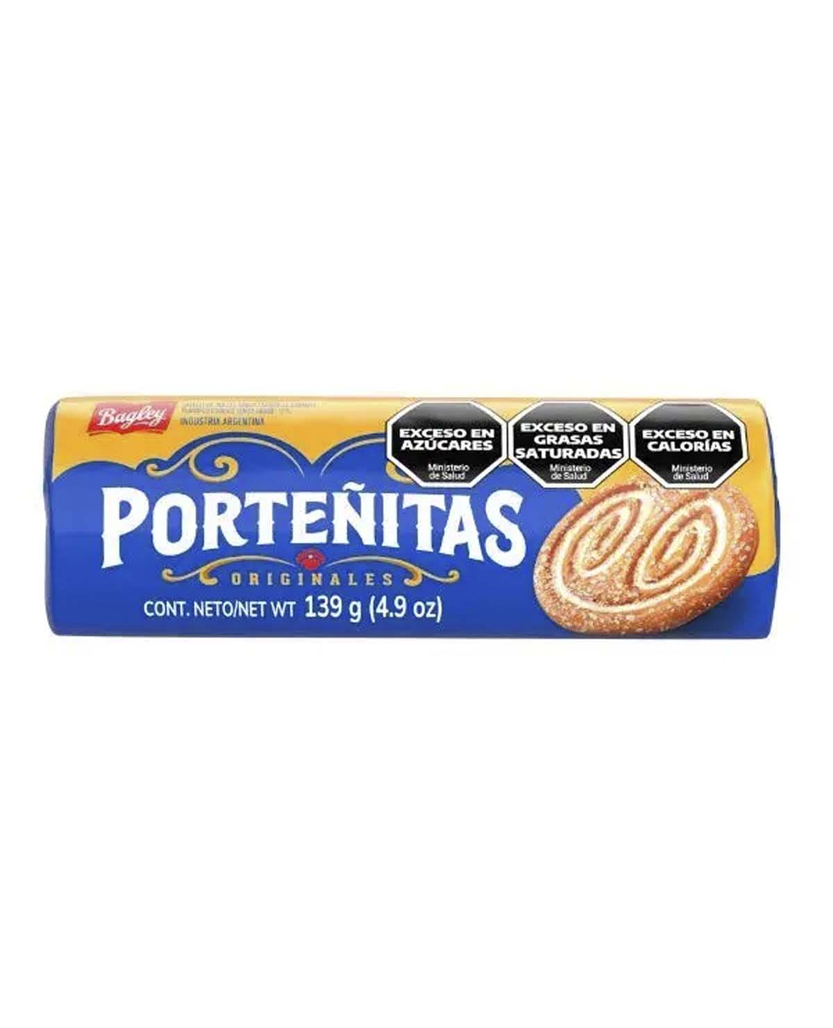 Galletas Bagley Porteñitas Originales x 139 Gr